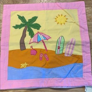 Pottery Barn Kids Island Surf Pillow Cover